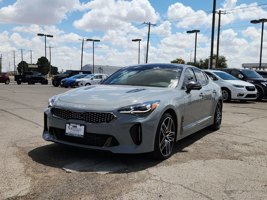 Used 2023 Kia Stinger GT2 with VIN KNAE55LC6P6134655 for sale in Odessa, TX