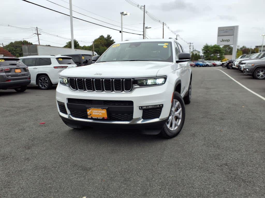 Certified 2022 Jeep Grand Cherokee L Limited with VIN 1C4RJKBG5N8550202 for sale in Lynnfield, MA