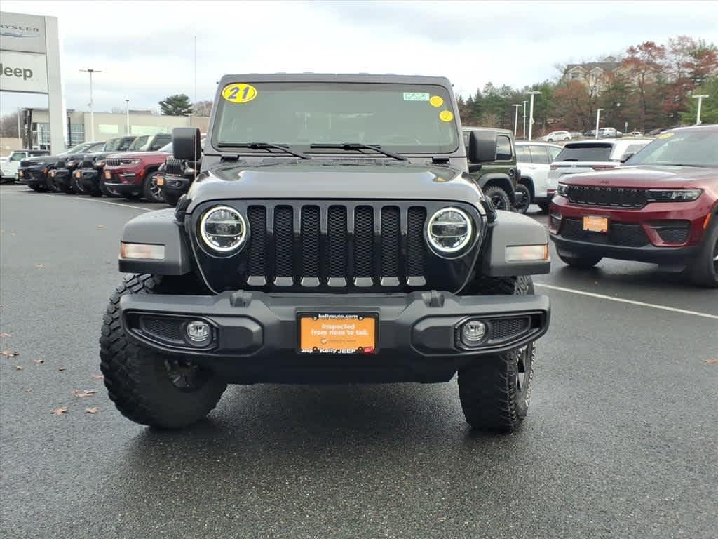 Certified 2021 Jeep Wrangler Unlimited Willys 4x4