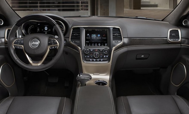 Inside the new Jeep Cherokee is a high level of quality materials and features.