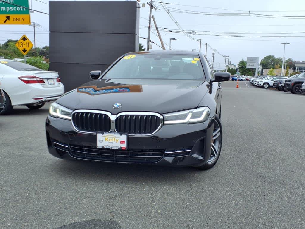 Certified 2021 BMW 5 Series 530i with VIN WBA13BJ05MWW91712 for sale in Lynnfield, MA