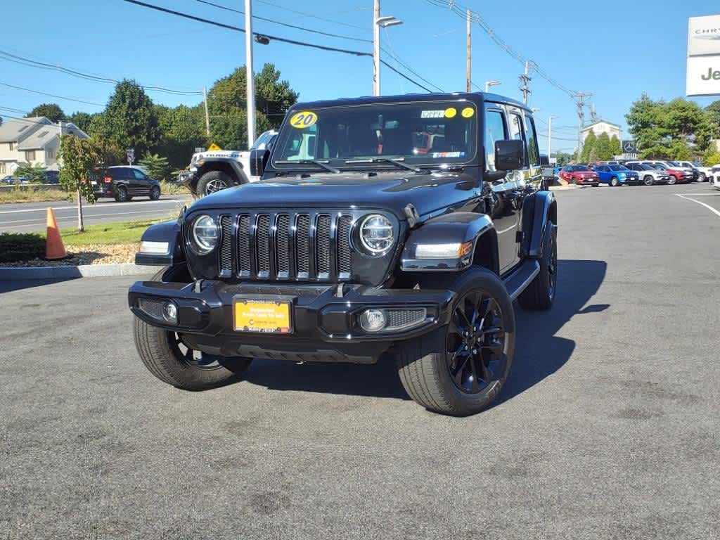 Certified 2020 Jeep Wrangler Unlimited High Altitude with VIN 1C4HJXEN9LW347146 for sale in Lynnfield, MA