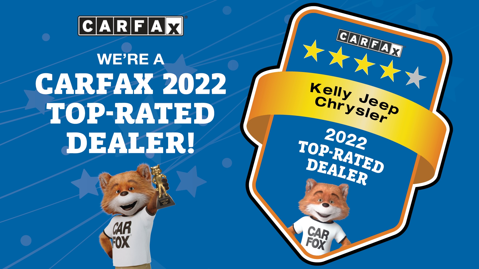 Kelly Jeep CARFAX Top-Rated Dealer 2022