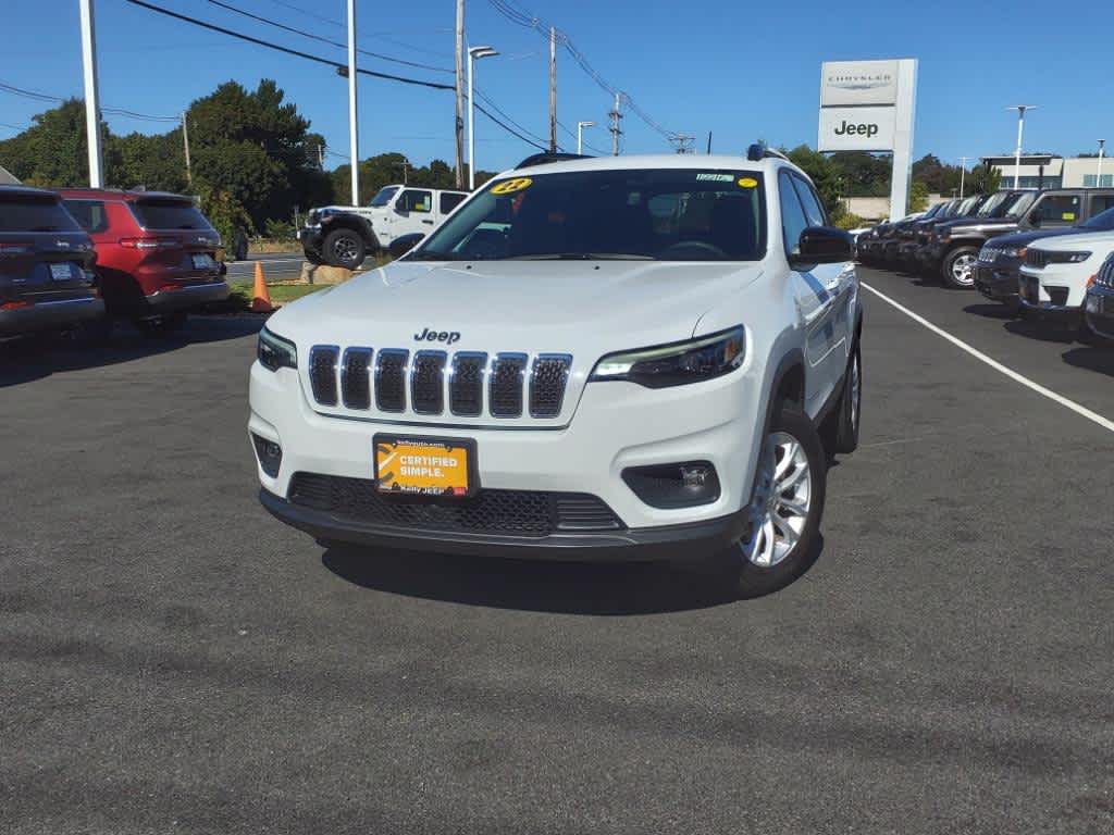 Certified 2022 Jeep Cherokee Latitude Lux with VIN 1C4PJMMXXND552728 for sale in Lynnfield, MA