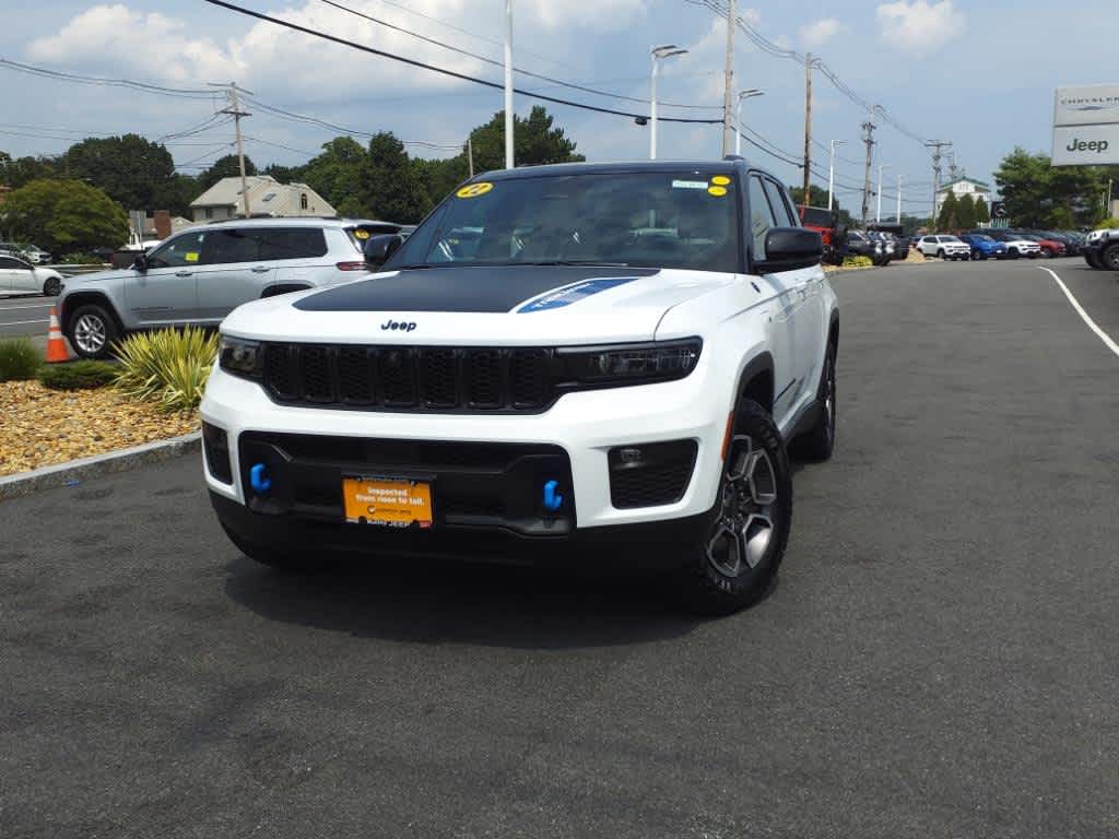 Certified 2022 Jeep Grand Cherokee Trailhawk 4xe with VIN 1C4RJYC67N8746652 for sale in Lynnfield, MA