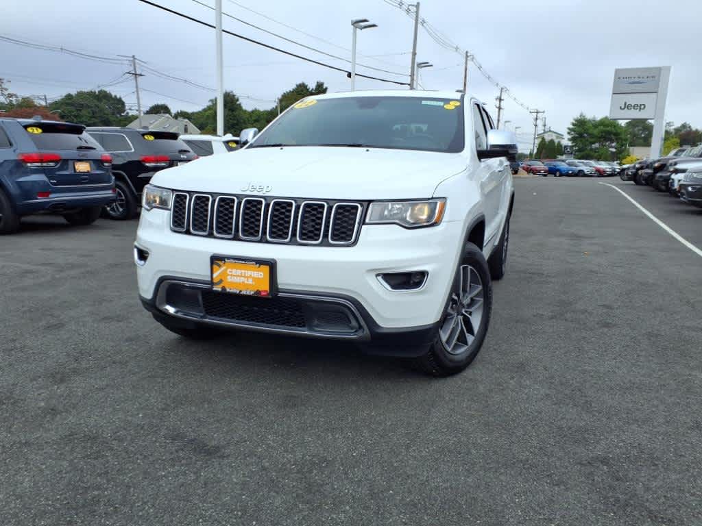 Certified 2022 Jeep Grand Cherokee WK Limited with VIN 1C4RJFBG9NC165682 for sale in Lynnfield, MA