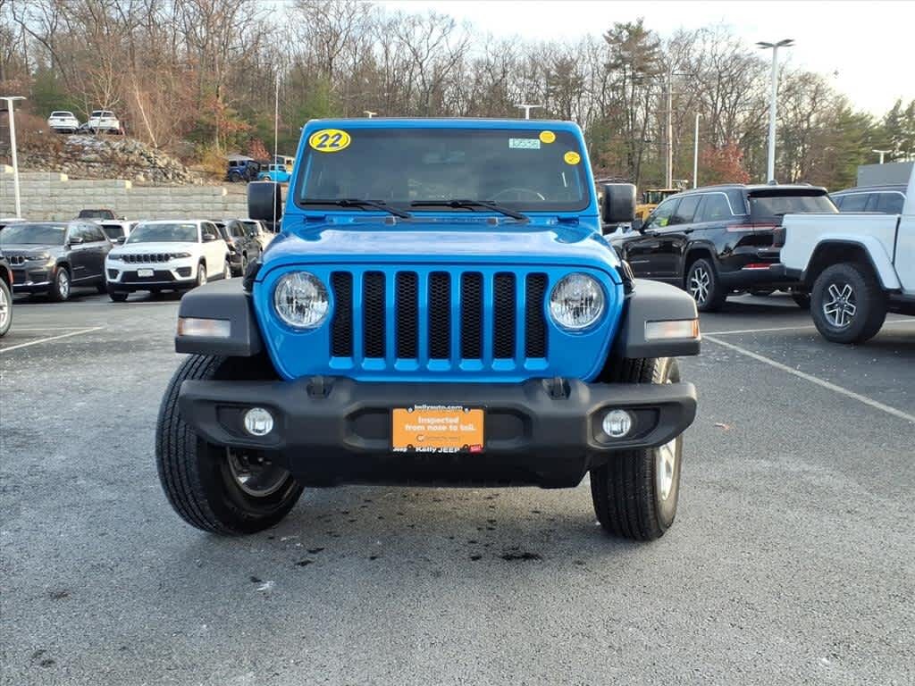 Certified 2022 Jeep Wrangler Unlimited Sky One–Touch® Power–Top Sport S 4x4