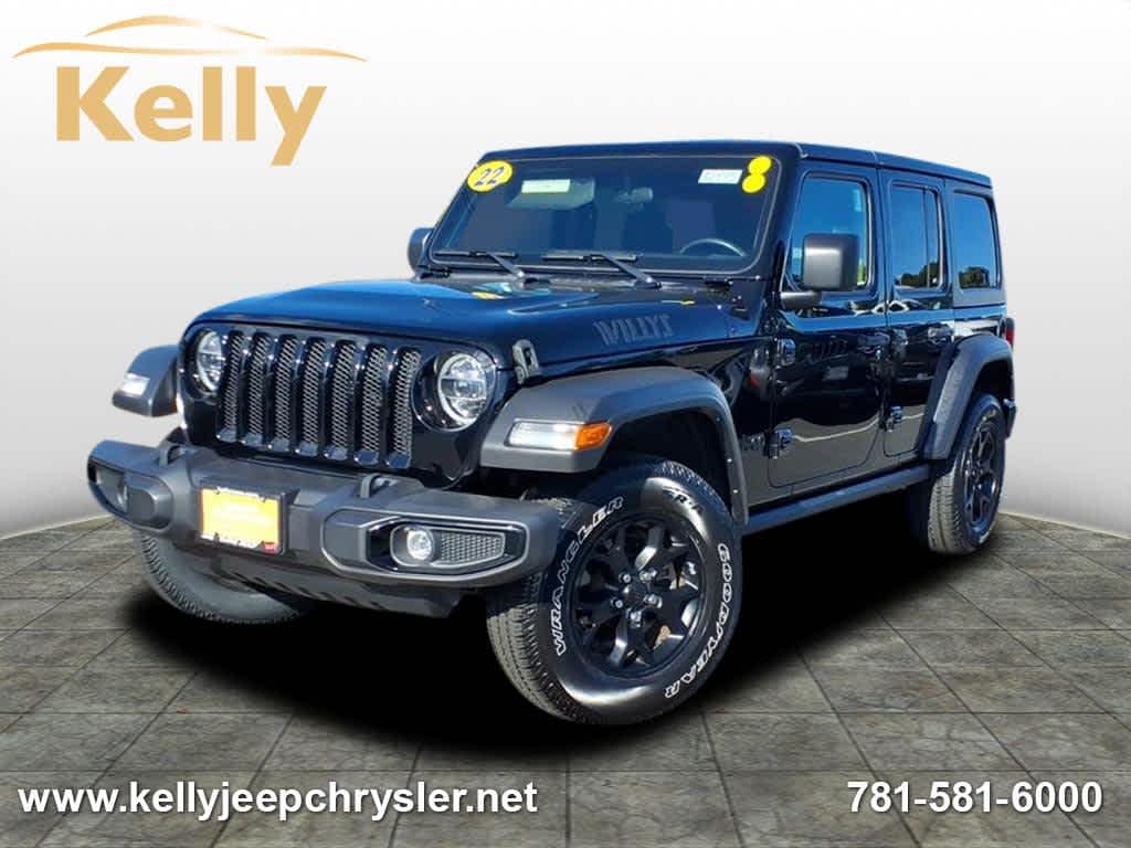 Certified 2022 Jeep Wrangler Unlimited Willys 4x4