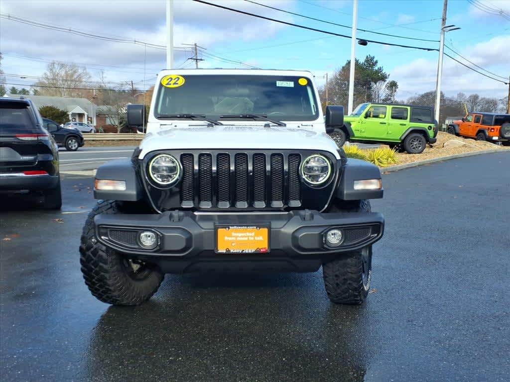 Certified 2022 Jeep Wrangler Unlimited Willys 4x4