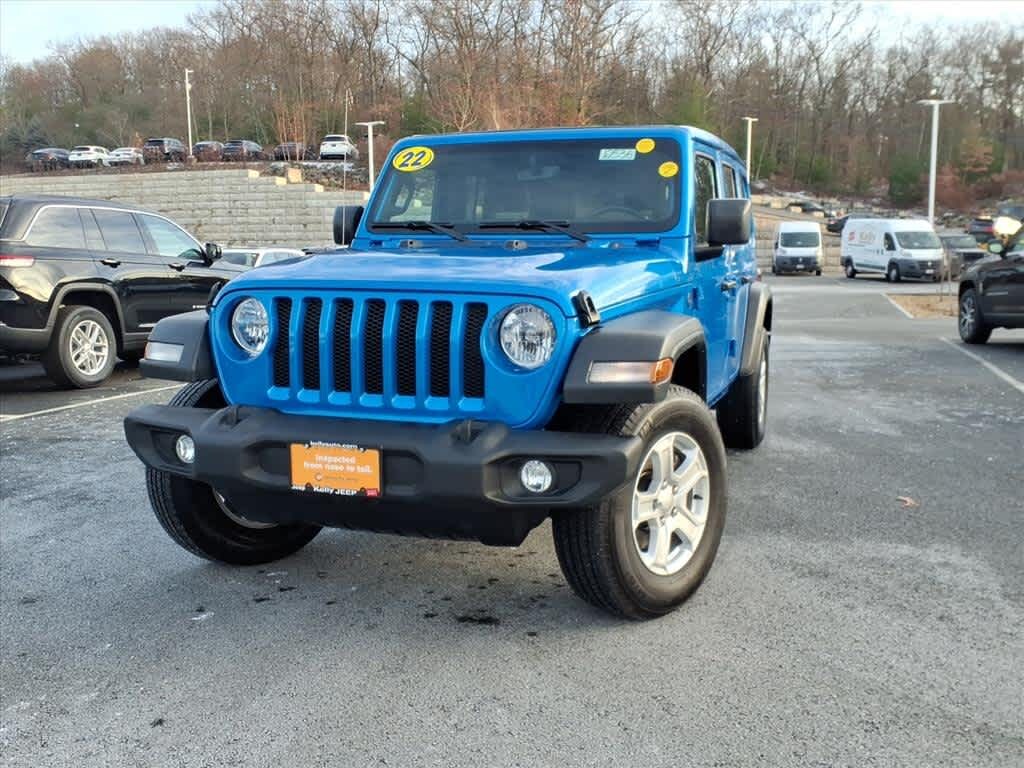 Certified 2022 Jeep Wrangler Unlimited Sky One–Touch® Power–Top Sport S 4x4