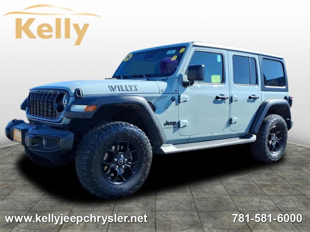 Certified 2024 Jeep Wrangler Willys 4x4
