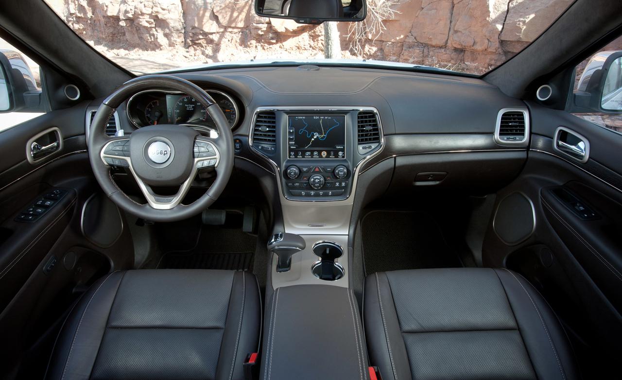 The inside of the Grand Cherokee EcoDiesel is well thought-out with comfort at the forefront.