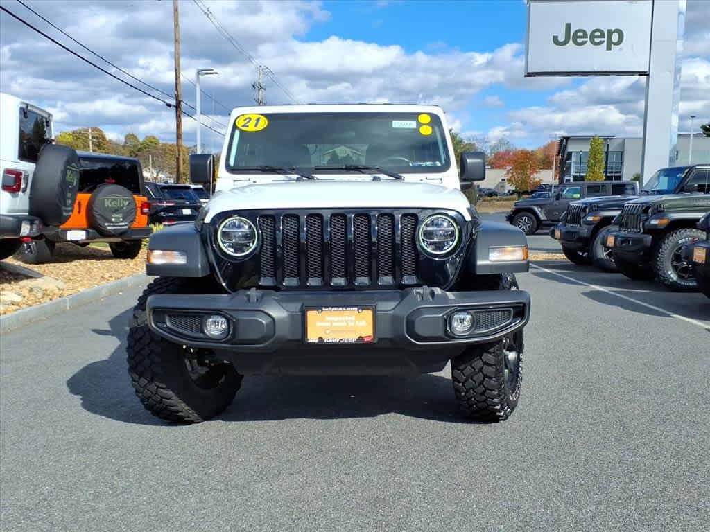 Certified 2021 Jeep Wrangler Unlimited Willys 4x4