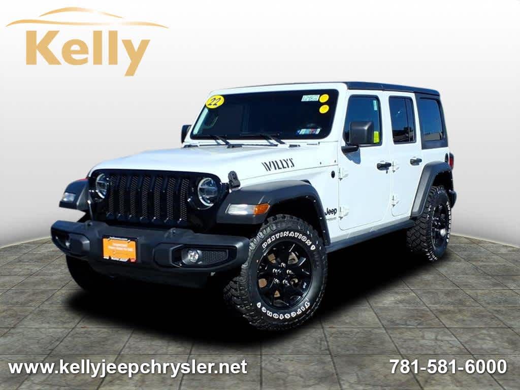 Certified 2022 Jeep Wrangler Unlimited Willys 4x4
