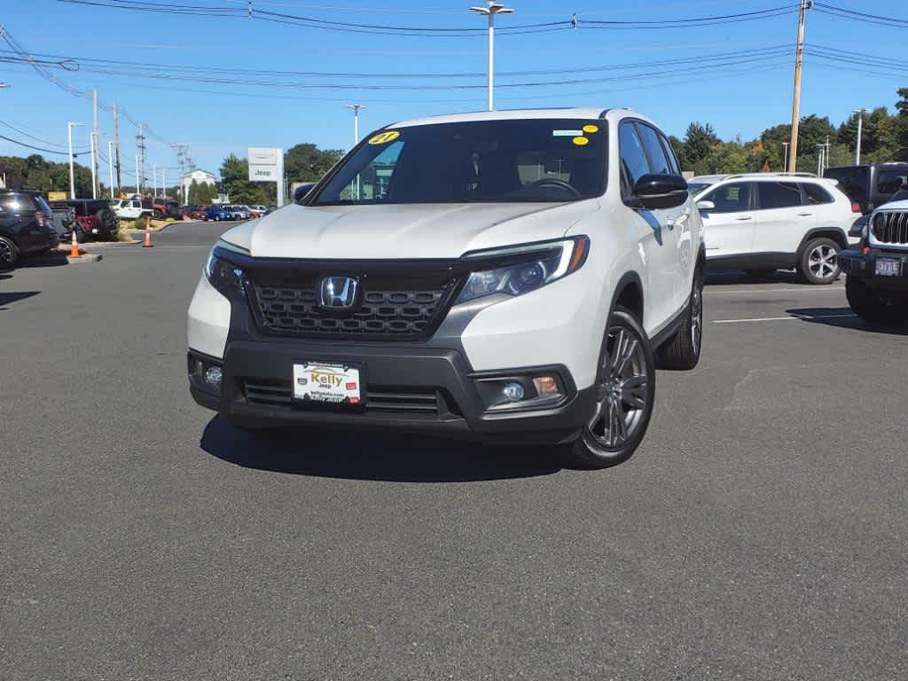 Certified 2021 Honda Passport EX-L with VIN 5FNYF8H52MB031628 for sale in Lynnfield, MA