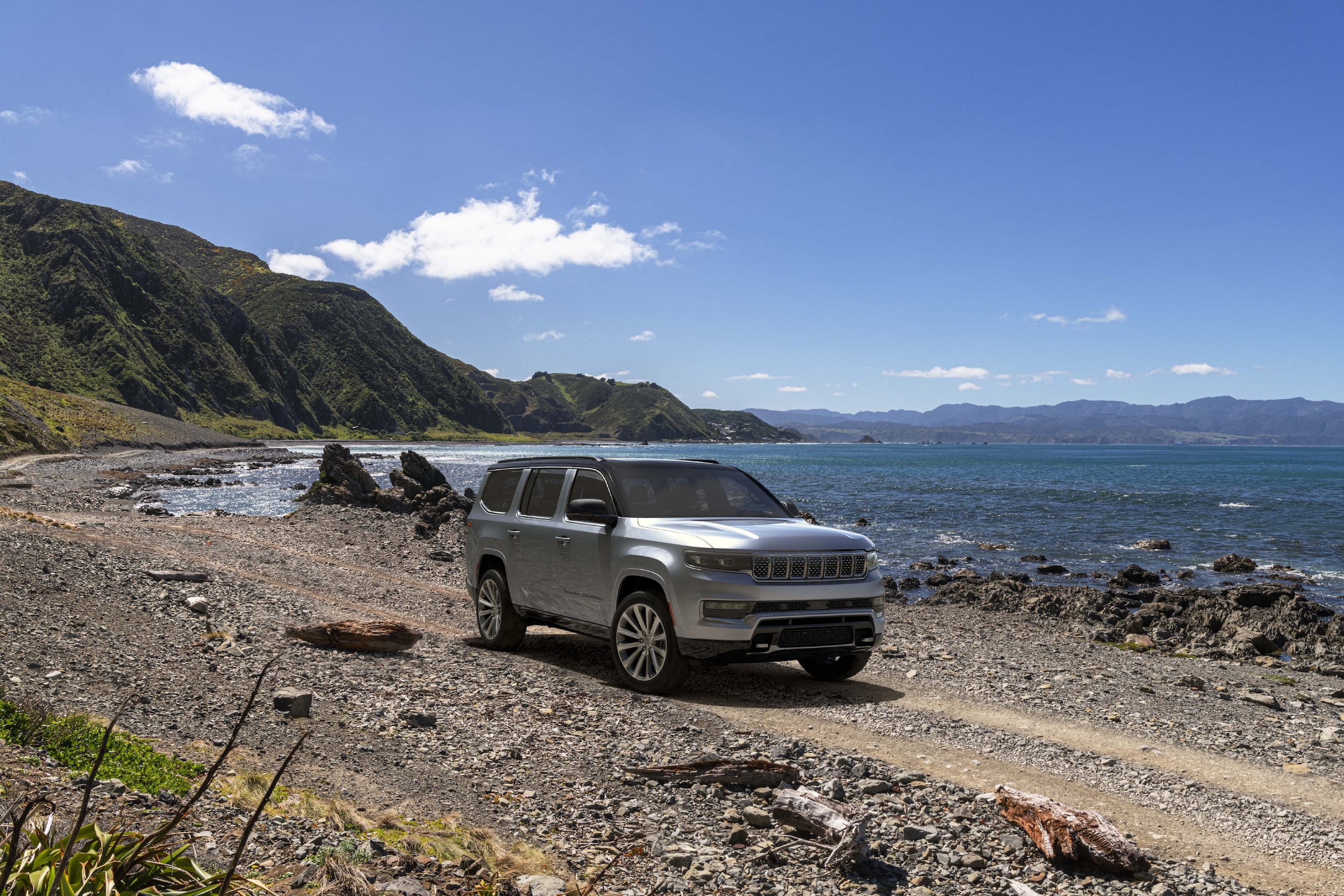 2024 Grand Wagoneer SUV at beach