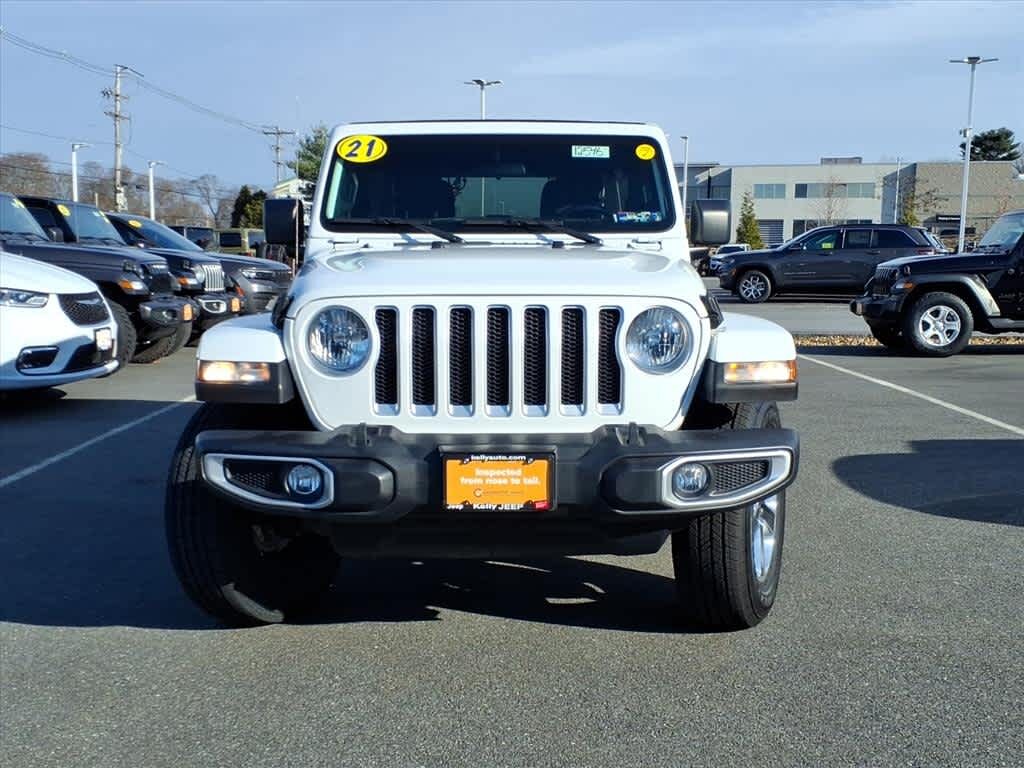 Certified 2021 Jeep Wrangler Unlimited Sky One–Touch® Power–Top Sahara 4x4