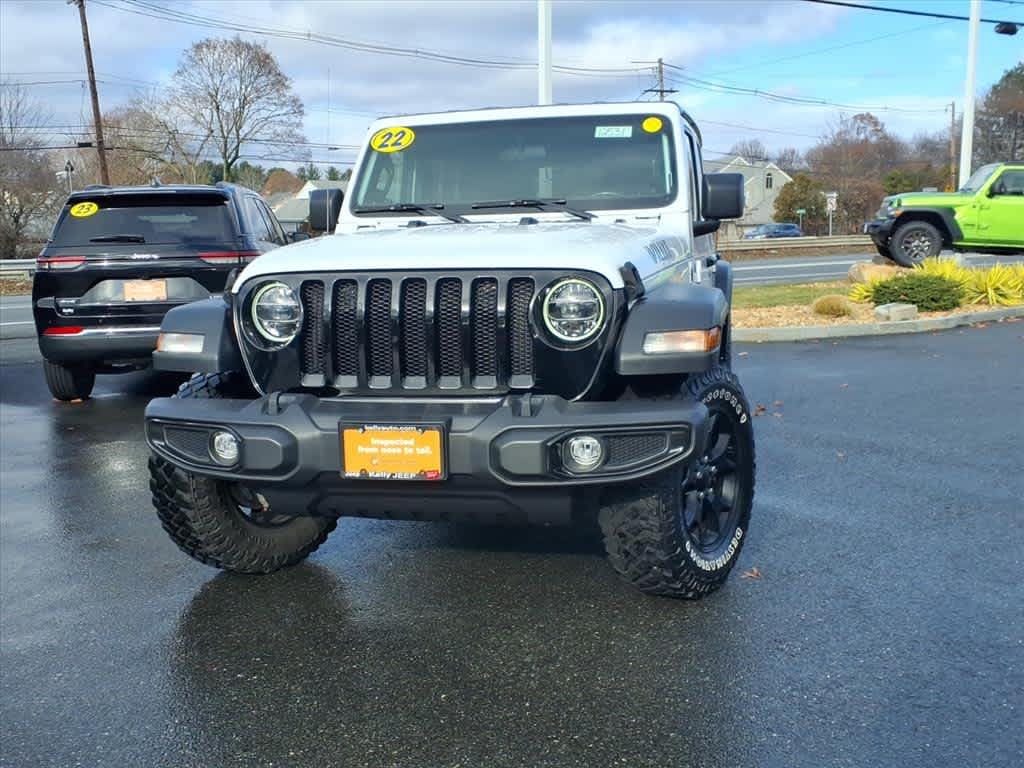 Certified 2022 Jeep Wrangler Unlimited Willys 4x4