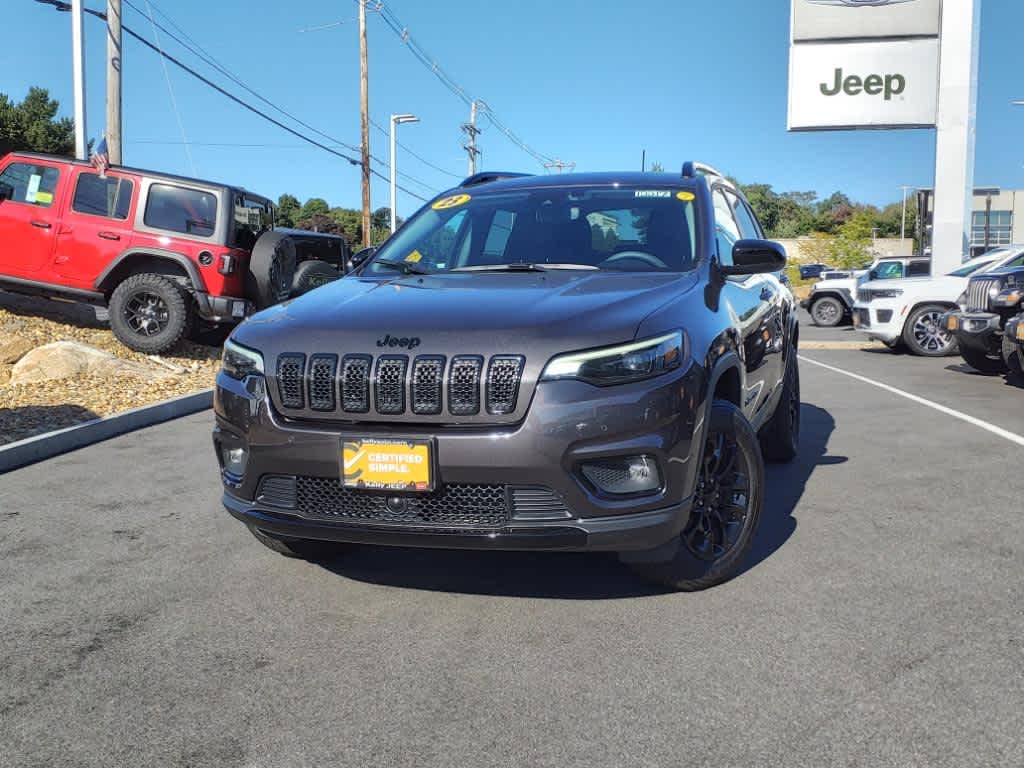 Certified 2023 Jeep Cherokee Altitude Lux with VIN 1C4PJMMB6PD102503 for sale in Lynnfield, MA