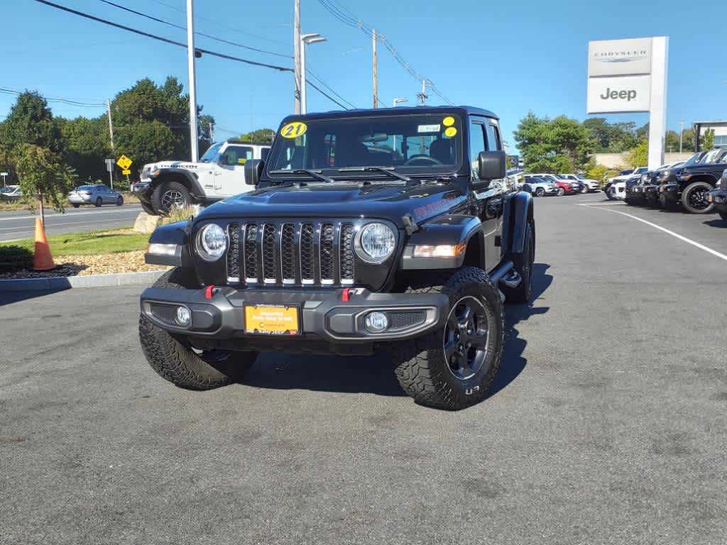 Certified 2021 Jeep Gladiator Rubicon with VIN 1C6JJTBG8ML543055 for sale in Lynnfield, MA