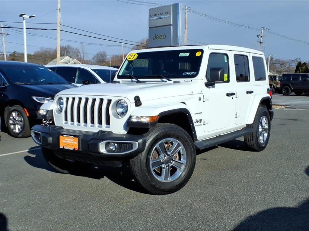 Certified 2021 Jeep Wrangler Unlimited Sky One–Touch® Power–Top Sahara 4x4