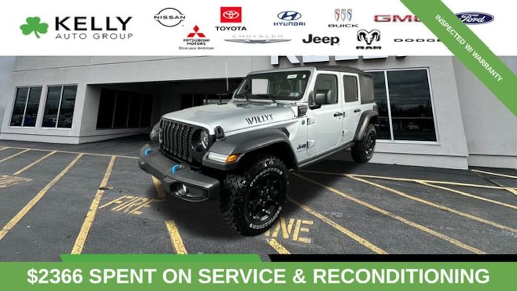 Used 2023 Jeep Wrangler Willys 4xe SUV