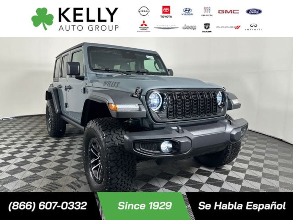 New 2026 Jeep Wrangler 4-Door Willys 4x4 Sport Utility