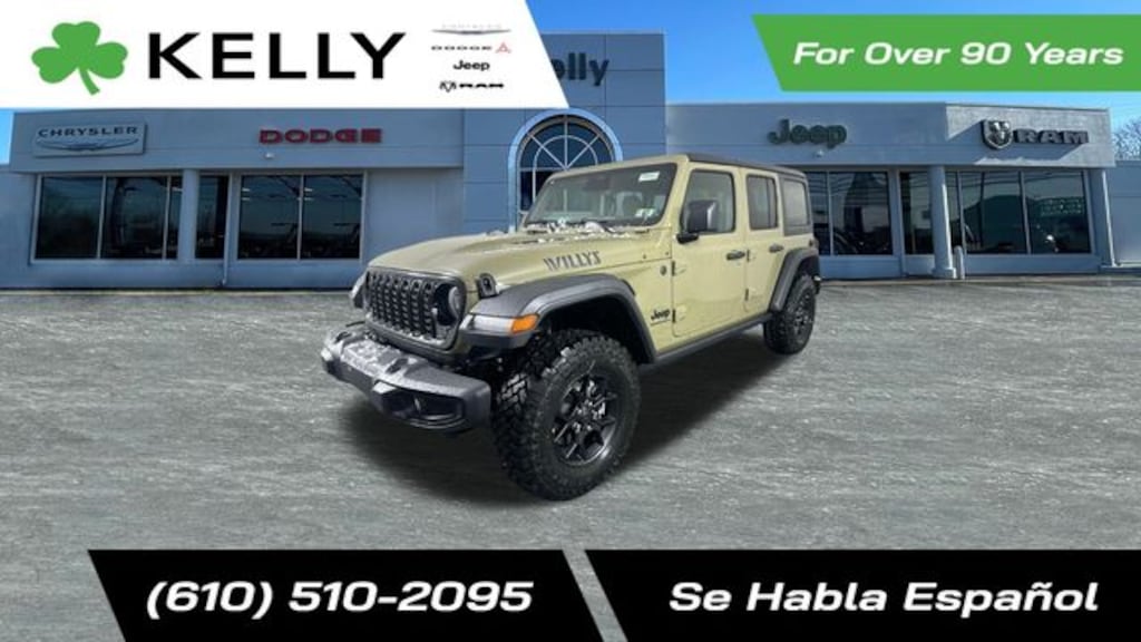 New 2026 Jeep Wrangler 4-DOOR WILLYS Sport Utility