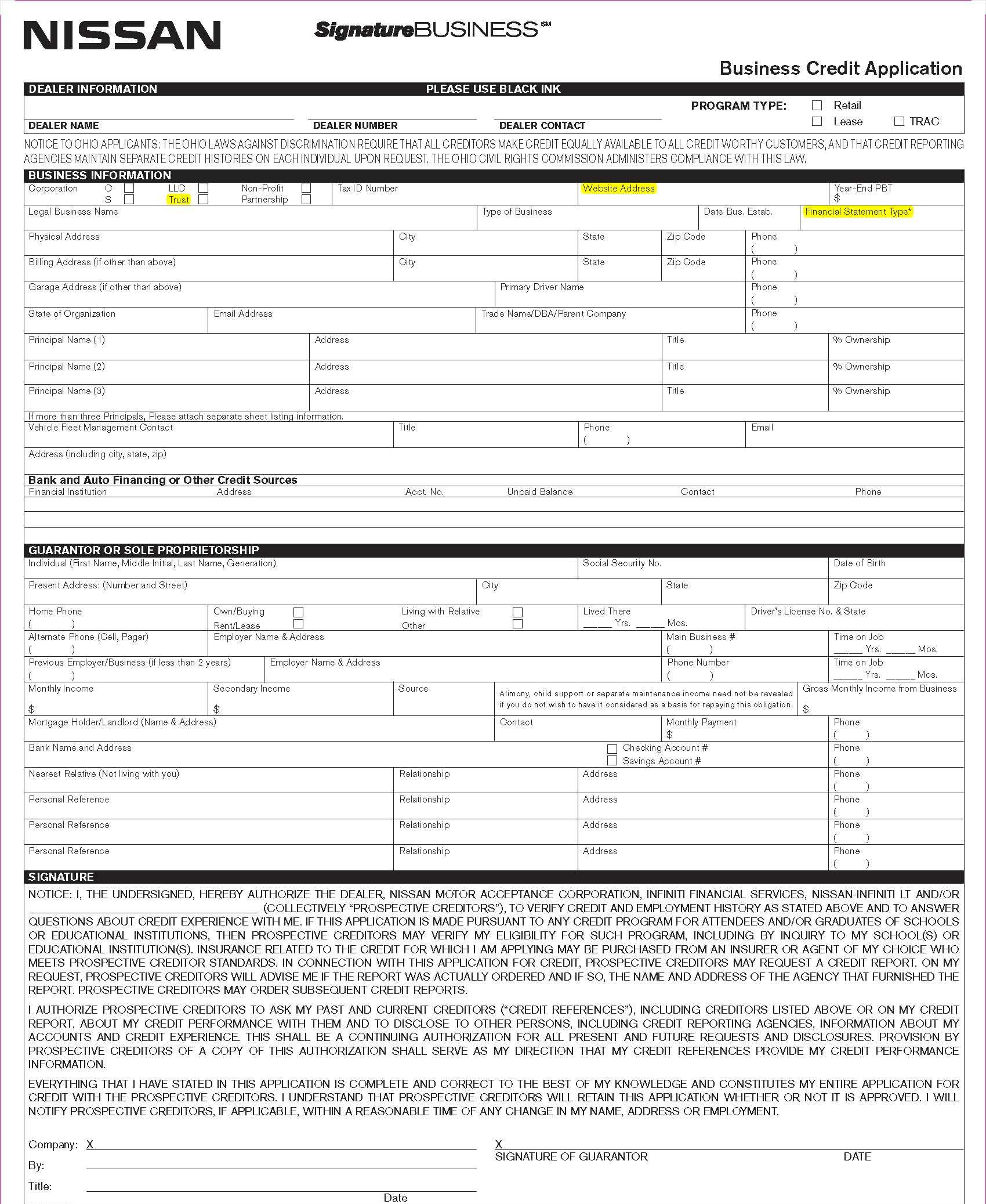 nissan payment online login