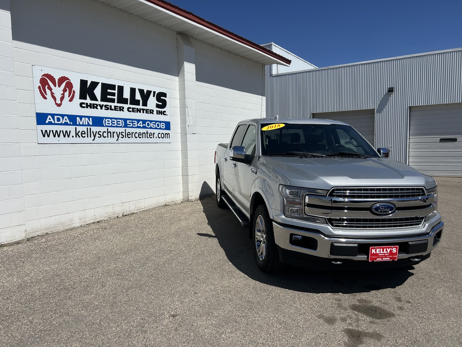 Used 2018 Ford F-150 Lariat with VIN 1FTEW1EG5JKE44495 for sale in Ada, Minnesota