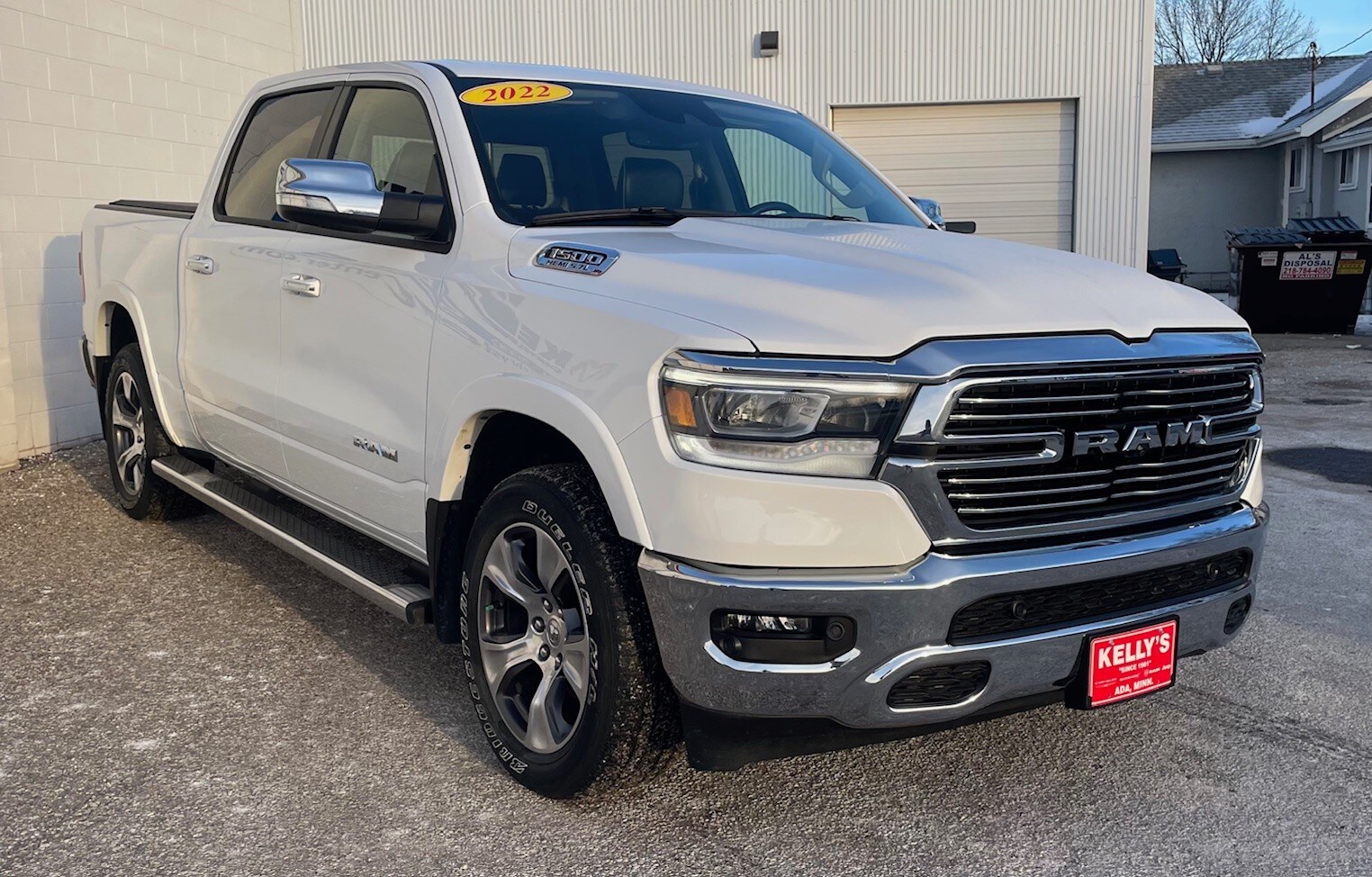 Used 2022 RAM Ram 1500 Pickup Laramie with VIN 1C6SRFJTXNN435670 for sale in Ada, Minnesota