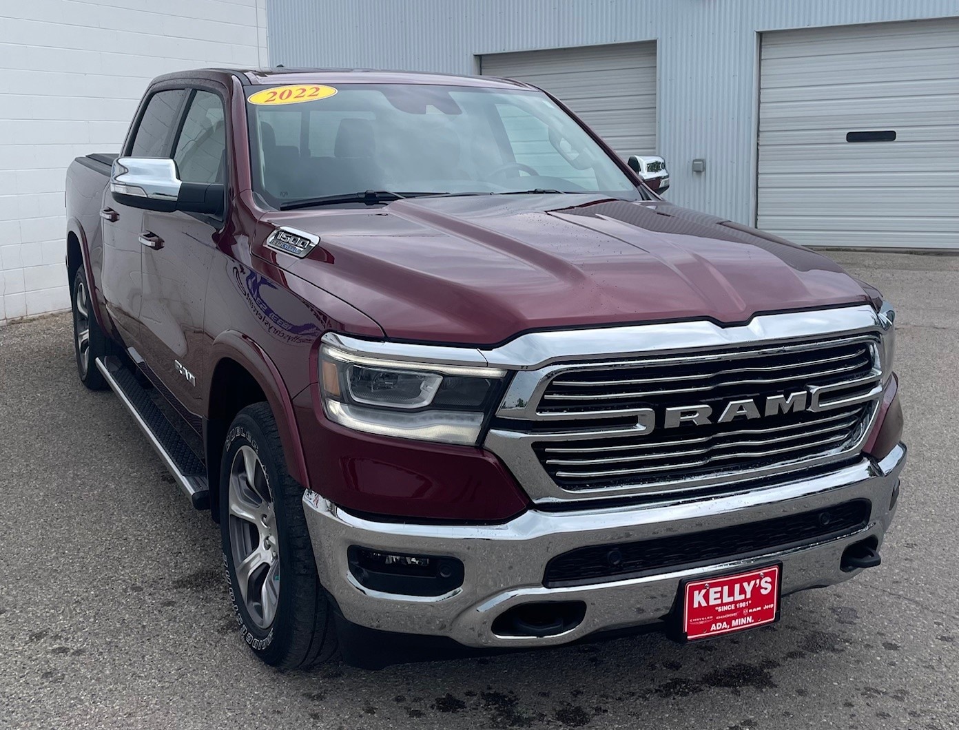 Used 2022 RAM Ram 1500 Pickup Laramie with VIN 1C6SRFJT1NN115668 for sale in Ada, Minnesota