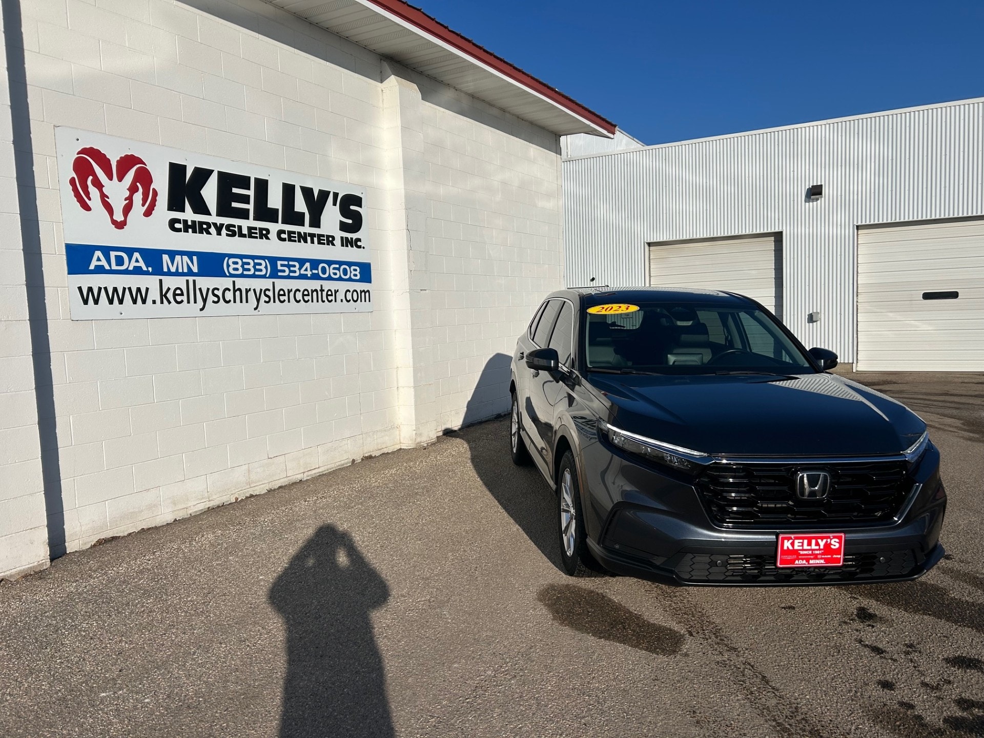 Used 2023 Honda CR-V EX-L with VIN 2HKRS4H77PH408860 for sale in Ada, Minnesota