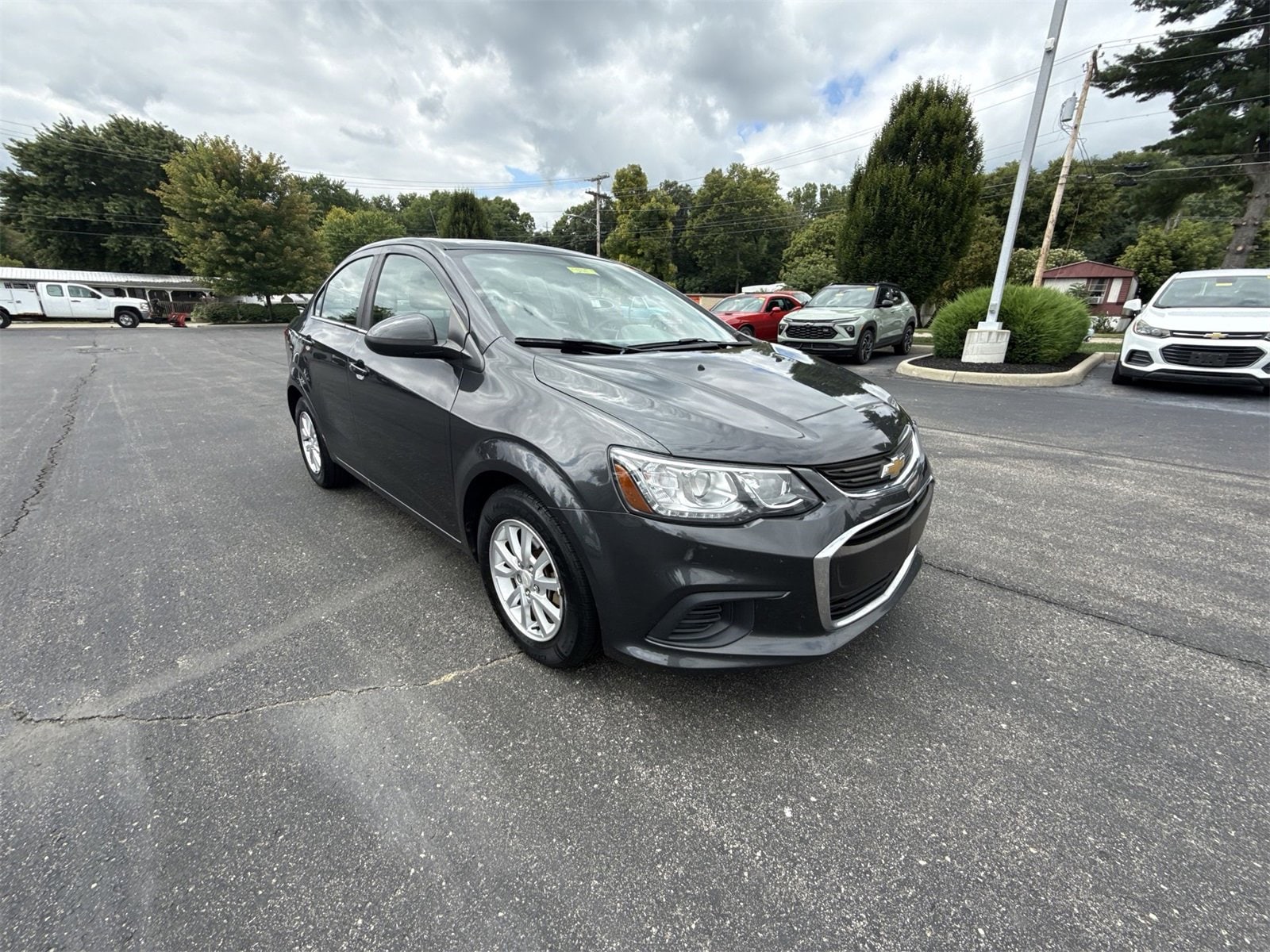 Used 2019 Chevrolet Sonic LT with VIN 1G1JD5SB3K4108377 for sale in Greendale, IN