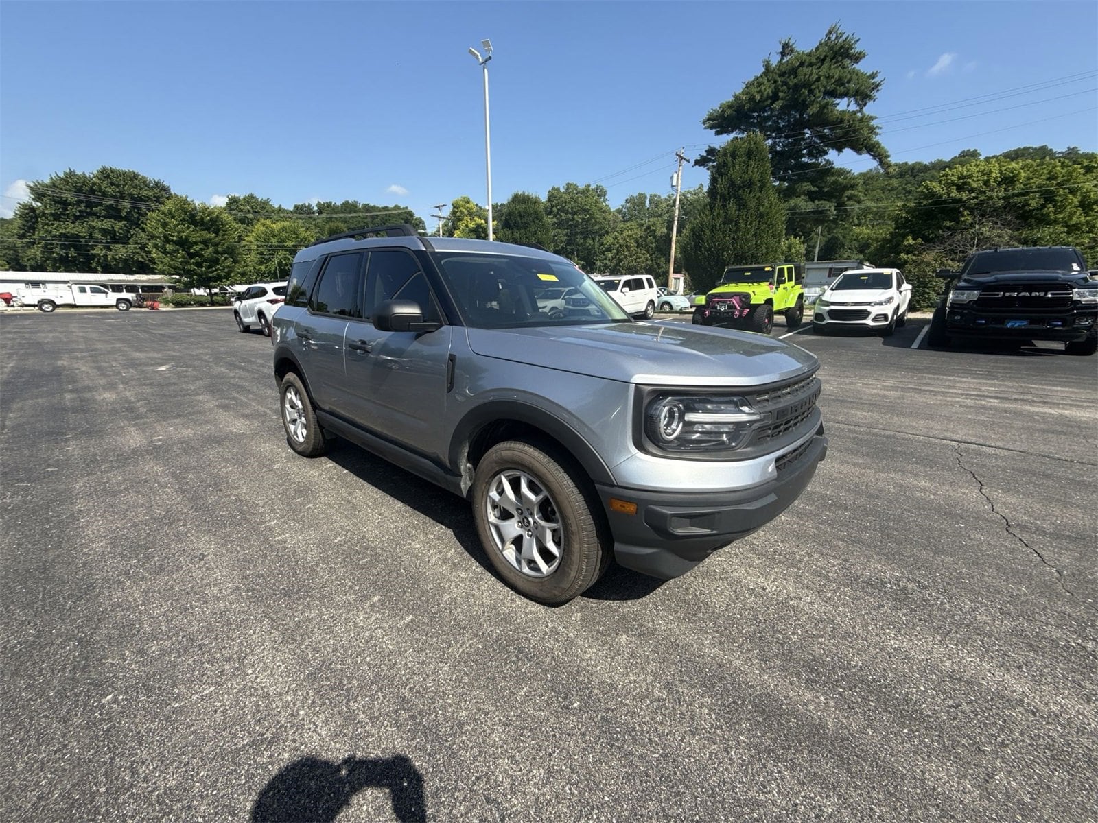 Used 2021 Ford Bronco Sport Base with VIN 3FMCR9A64MRA18691 for sale in Greendale, IN
