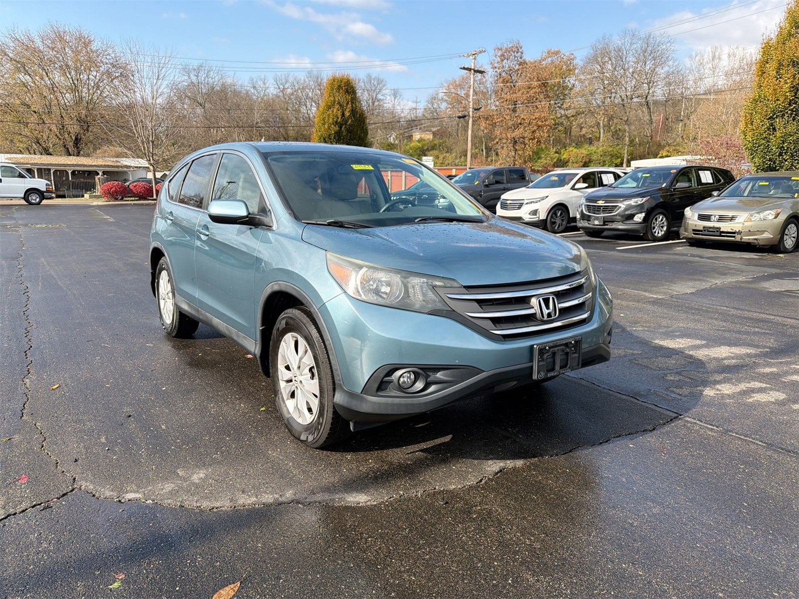 Used 2014 Honda CR-V EX with VIN 2HKRM4H57EH633866 for sale in Greendale, IN