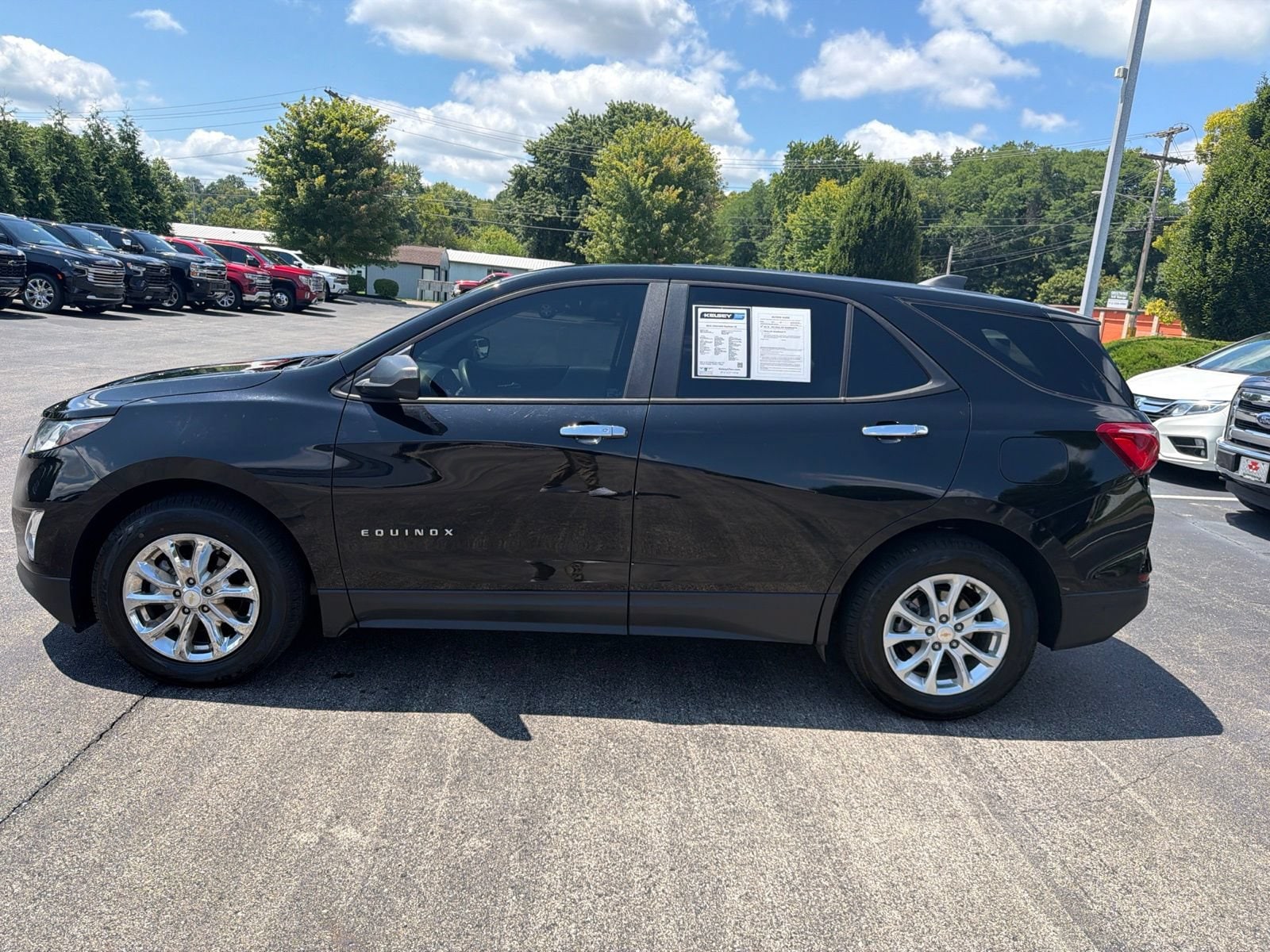 Used 2021 Chevrolet Equinox LS with VIN 2GNAXHEV5M6134350 for sale in Greendale, IN