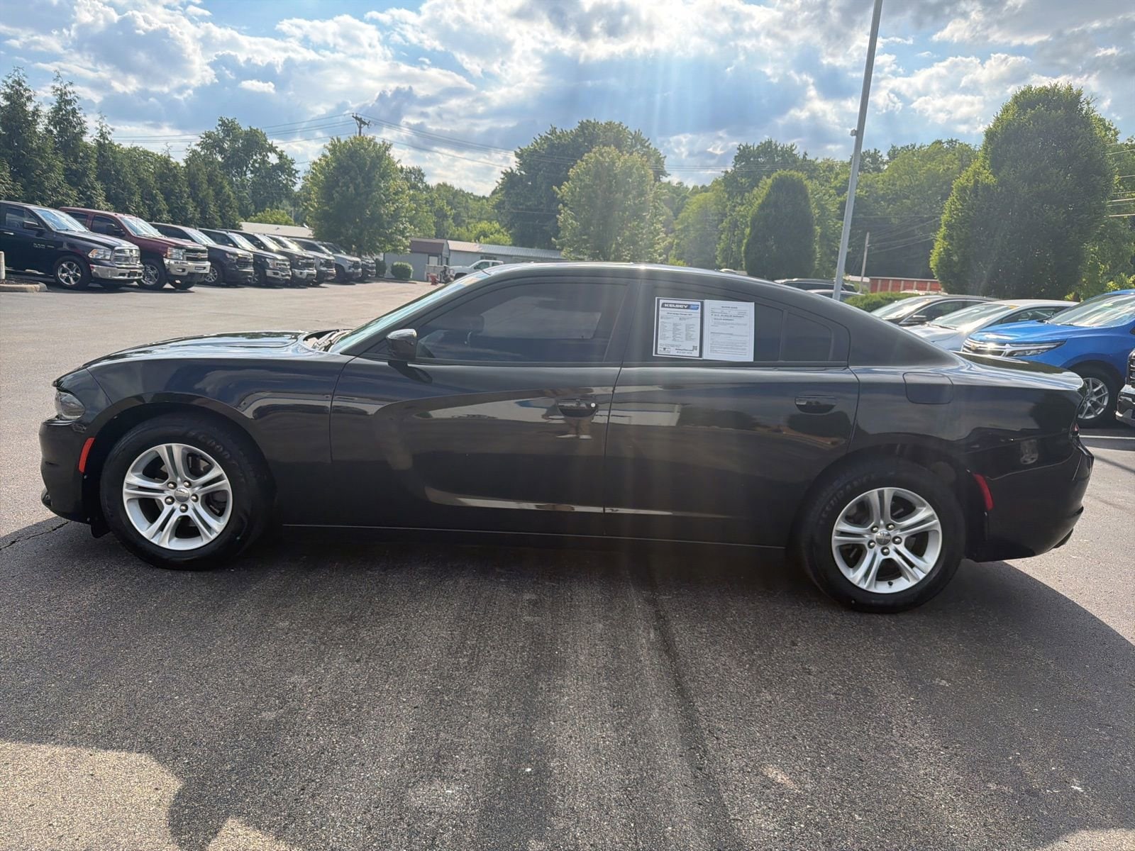 Used 2019 Dodge Charger SXT with VIN 2C3CDXBG5KH702841 for sale in Greendale, IN