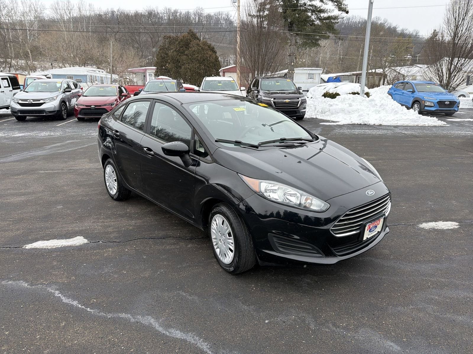 Used 2018 Ford Fiesta S with VIN 3FADP4AJ8JM142483 for sale in Greendale, IN