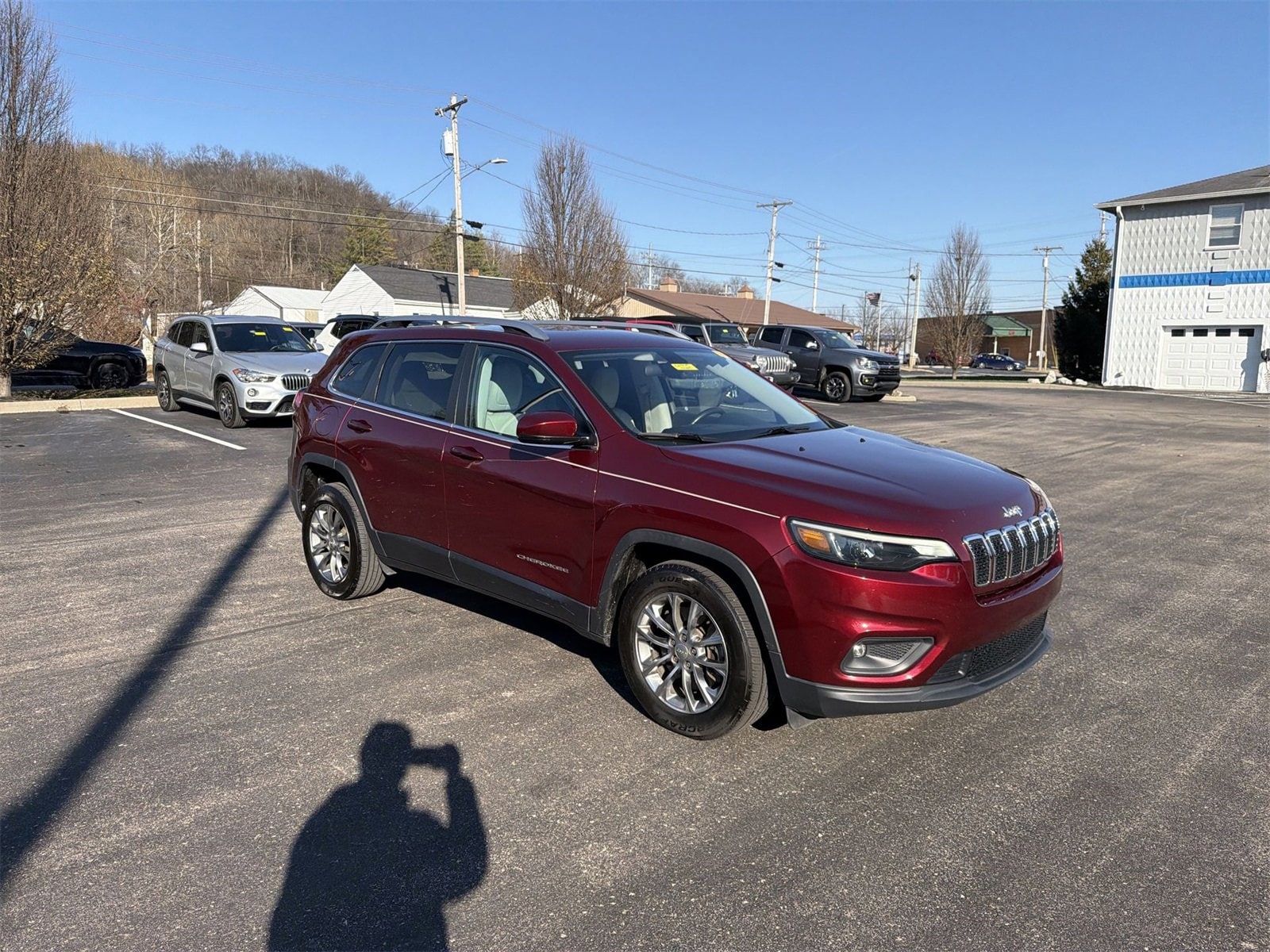 Used 2020 Jeep Cherokee Latitude Plus with VIN 1C4PJLLB7LD653500 for sale in Greendale, IN