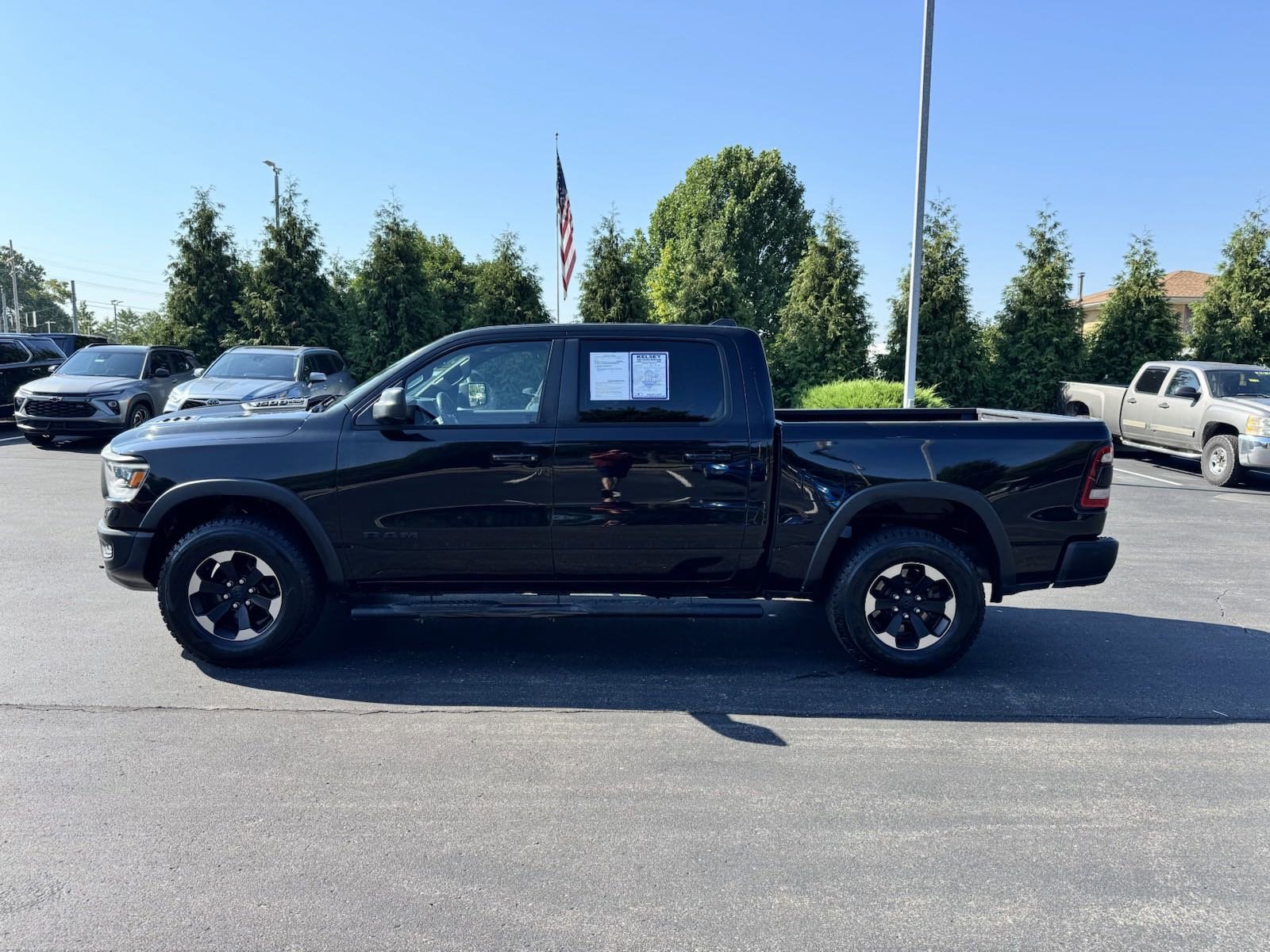 Used 2019 RAM Ram 1500 Pickup Rebel with VIN 1C6SRFLT5KN915558 for sale in Greendale, IN