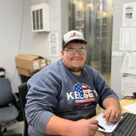 Staff member Logan Lattire from 813886fdfbbc