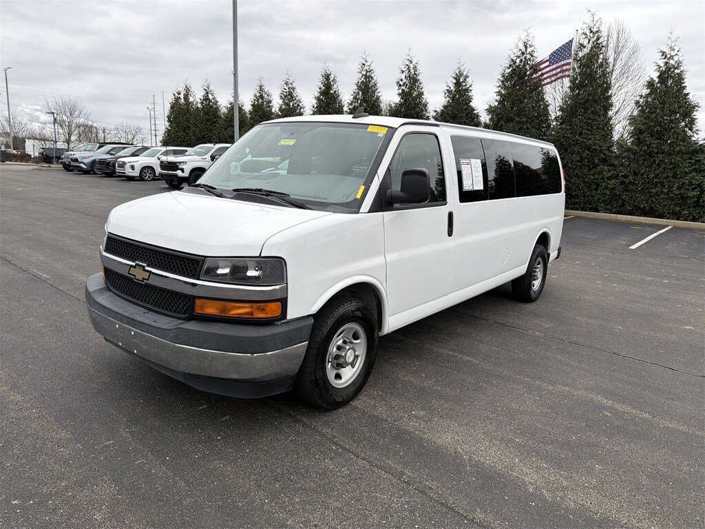 Used 2017 Chevrolet Express Passenger 3500 LT Van Extended Passenger Van