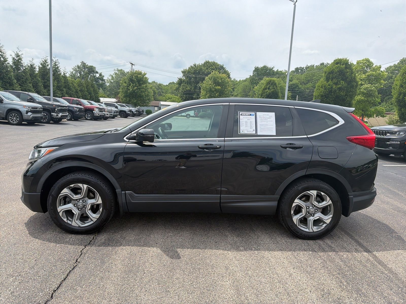 Used 2017 Honda CR-V EX-L with VIN 2HKRW2H89HH621862 for sale in Greendale, IN
