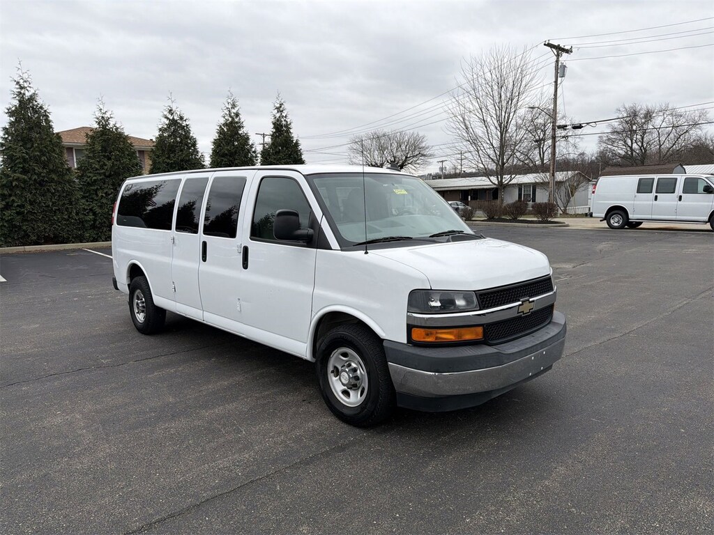 Used 2017 Chevrolet Express Passenger 3500 LT Van Extended Passenger Van
