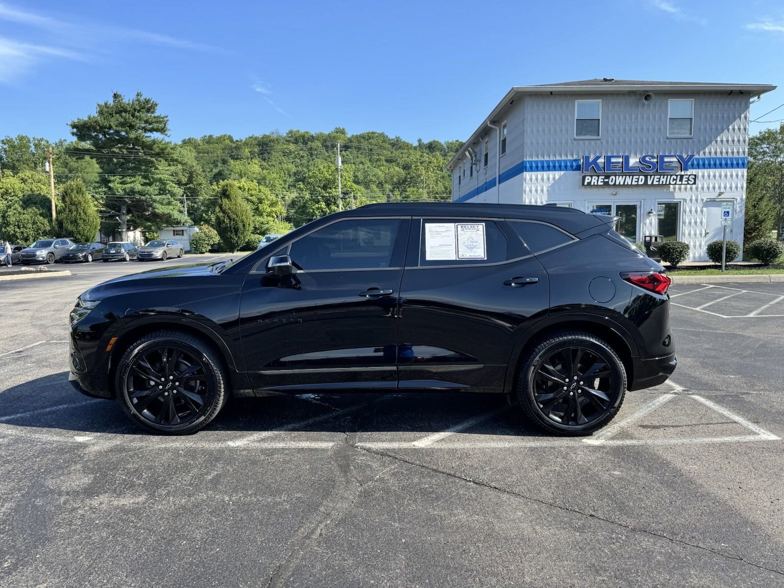 Used 2019 Chevrolet Blazer RS with VIN 3GNKBJRS7KS634910 for sale in Greendale, IN