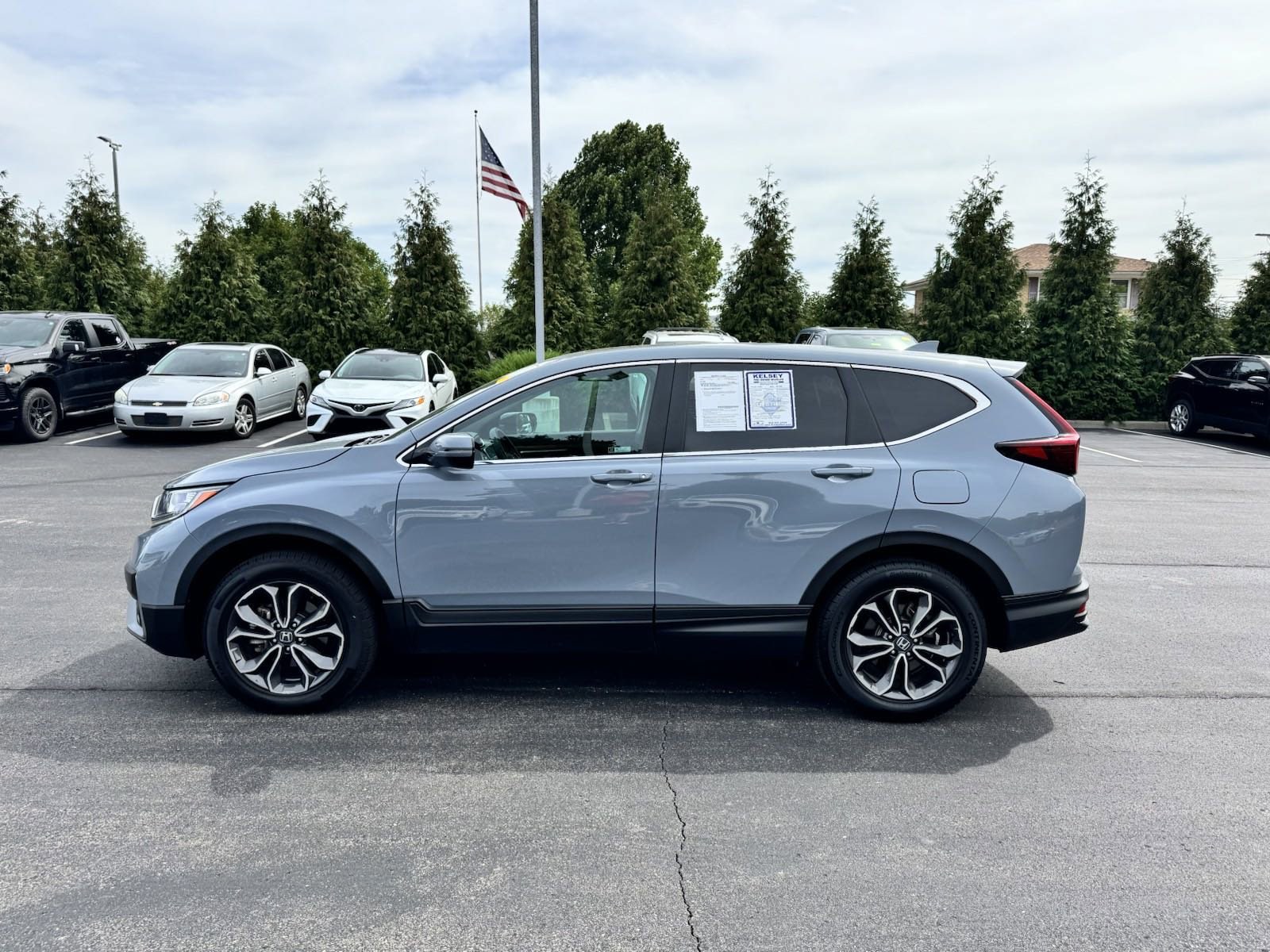 Used 2020 Honda CR-V EX with VIN 2HKRW2H50LH610747 for sale in Greendale, IN