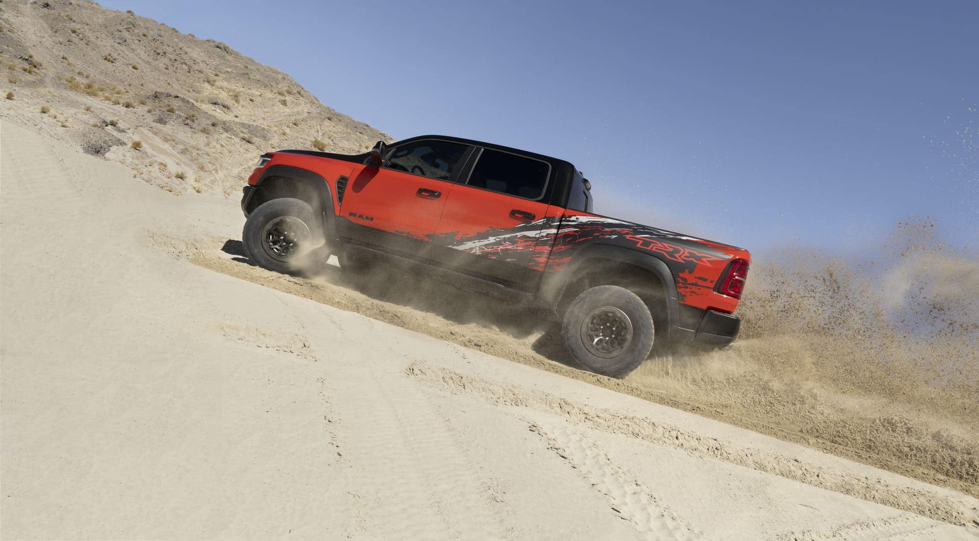 2027 Ram 1500 TRX SRT driving through demanding Minnesota conditions