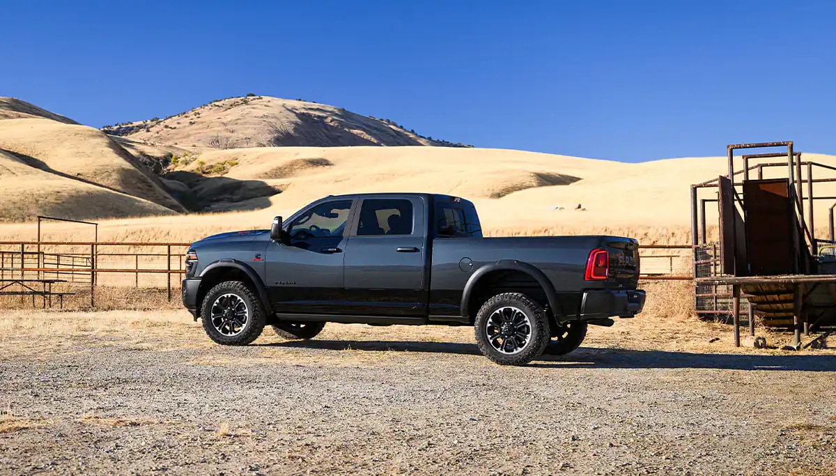 2026 Ram 2500 hauling a trailer
