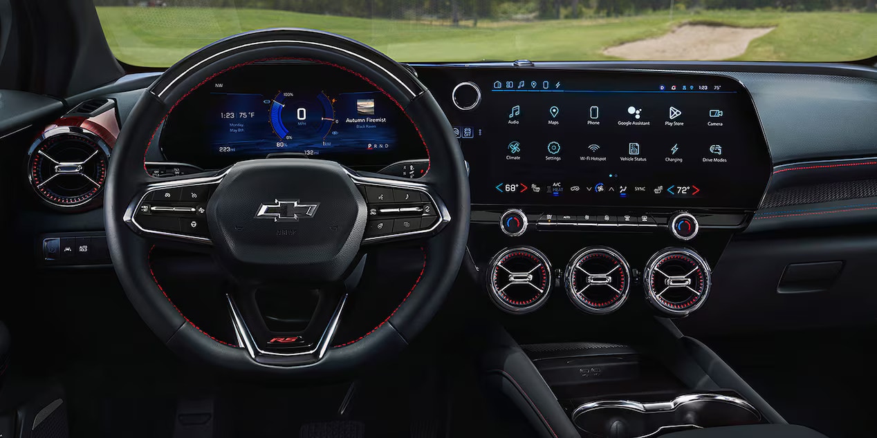 2027 Chevrolet Blazer EV 17.7-inch touchscreen and digital driver display